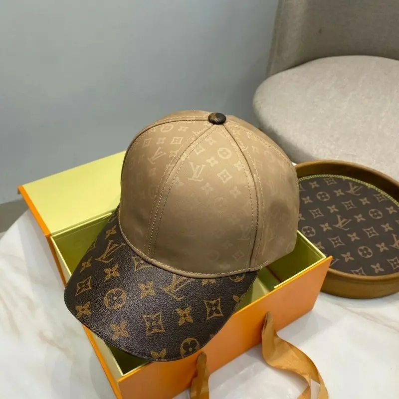 Louis Vuitton Exibit Dual MonoGram Premium Unisex Cap (With Safety Box) - Image 4