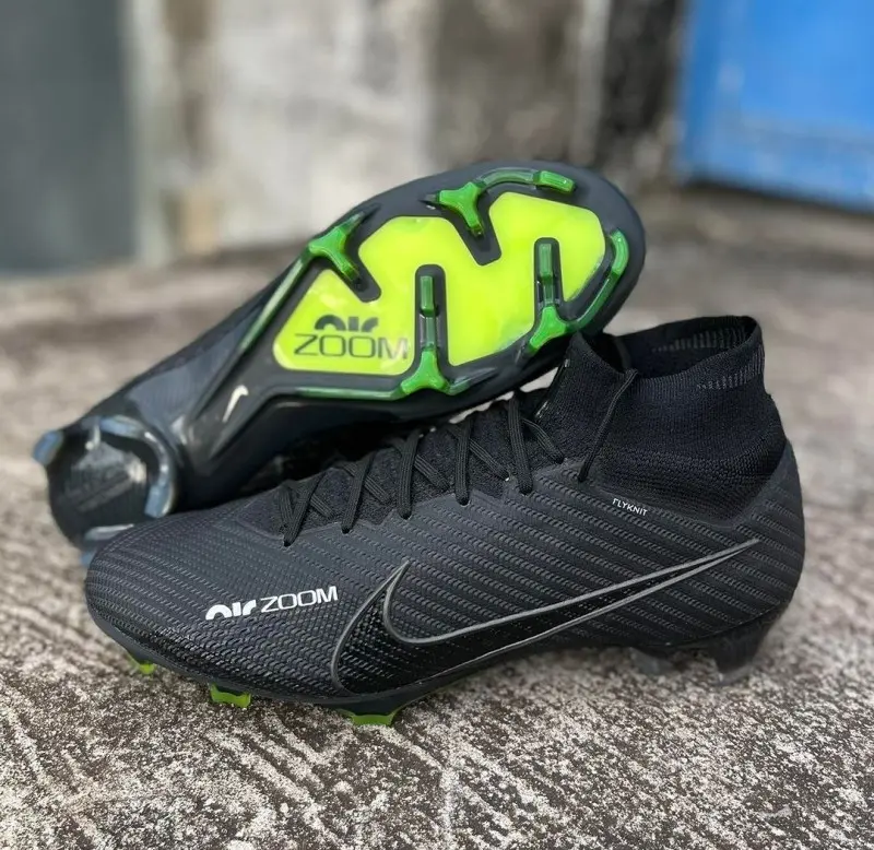 Nike Zoom Mercurial Superfly 9 Pro FG Black Volt Football shoes - Image 3