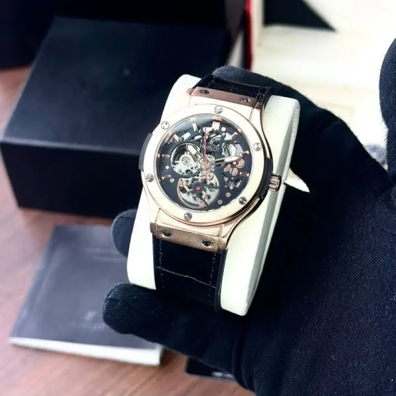 Hublot Automatic Rosegold Black - Image 4