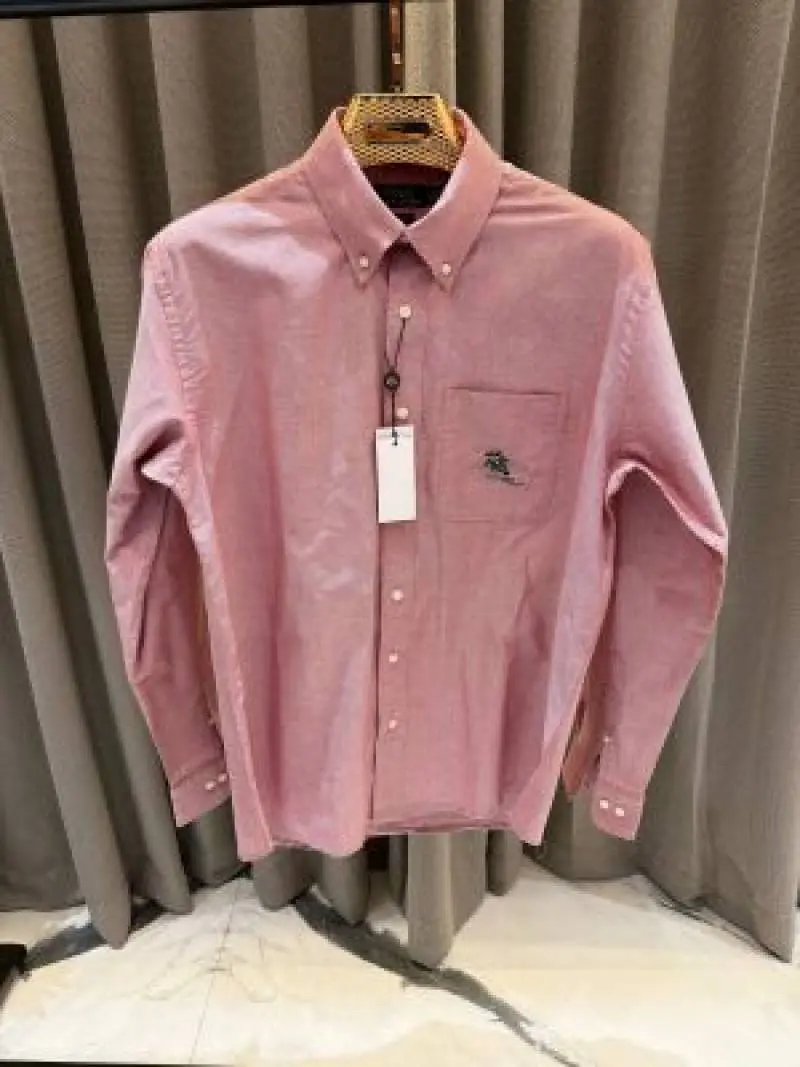 Ralph Lauren Chest Logo Full Sleeves Shirt Dark Pink