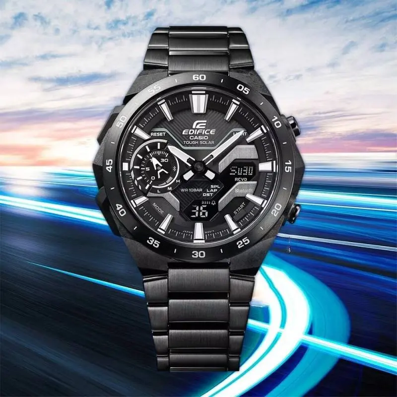 Casio Edifice Windflow ECB-2200CB-2A. Black - Image 3