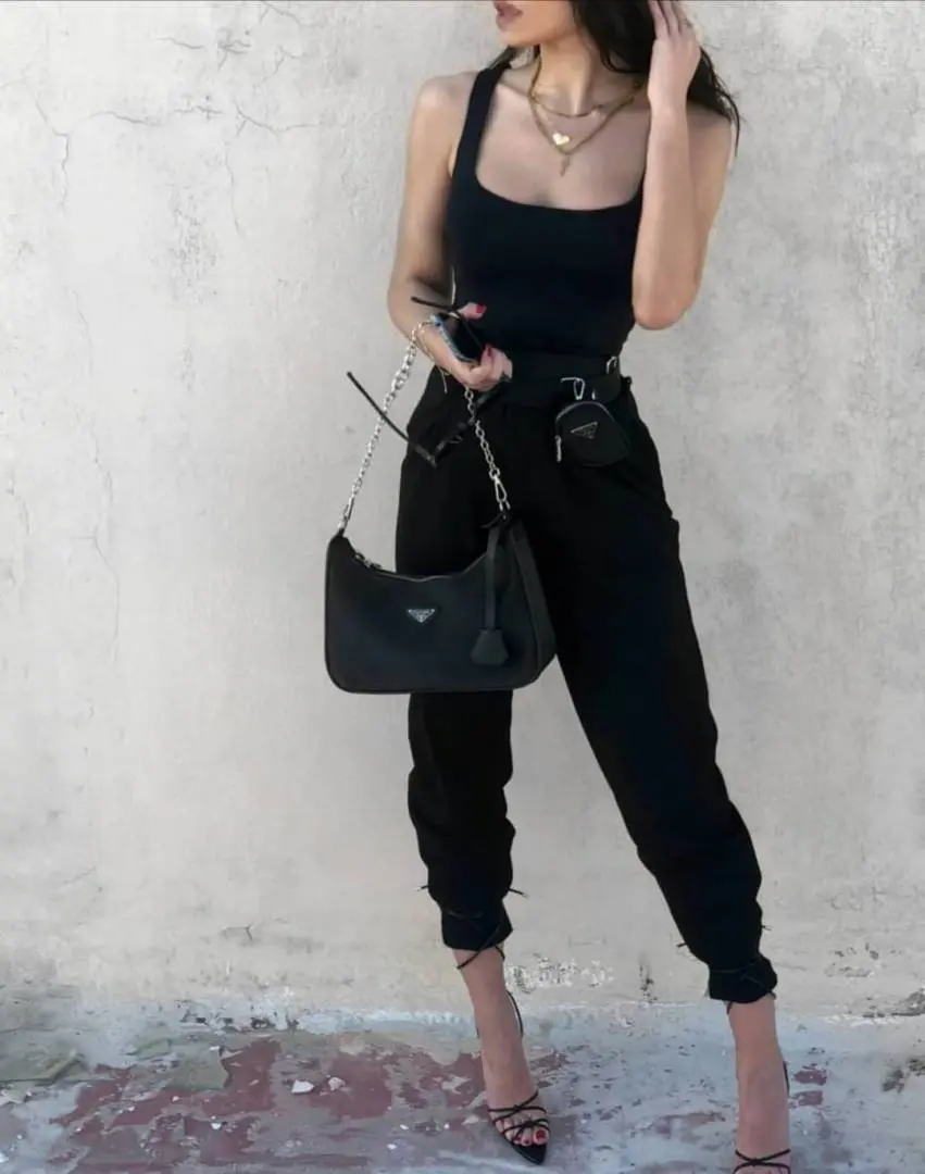 Prada Re Edition 2005 Black Nylon Crossbody With Original Box - Image 9