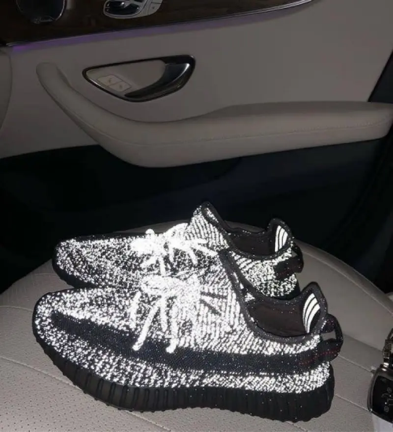 Adidas Yeezy 350 V2 Black Full Reflective Semi UA - Image 2