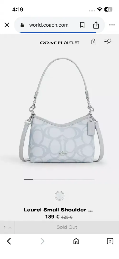 Coach Laurel Mini Tote Premium Highend With Original Box & DustCover - Image 4