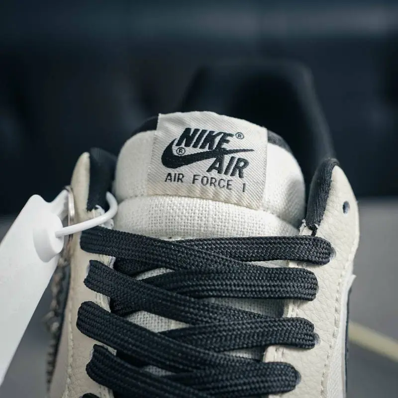 Nike Air force 1 07 Low Violent Bear Joint Linen Beige Black - Image 9