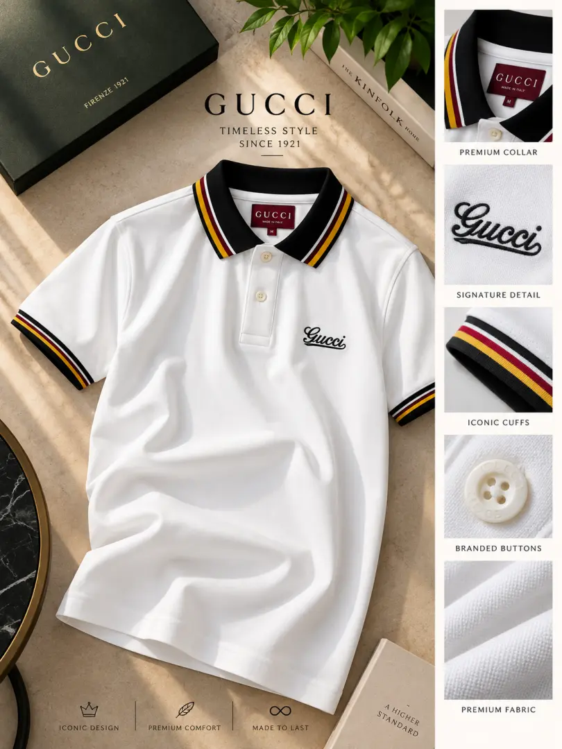 Gucci Premium Polo T-Shirt 2366