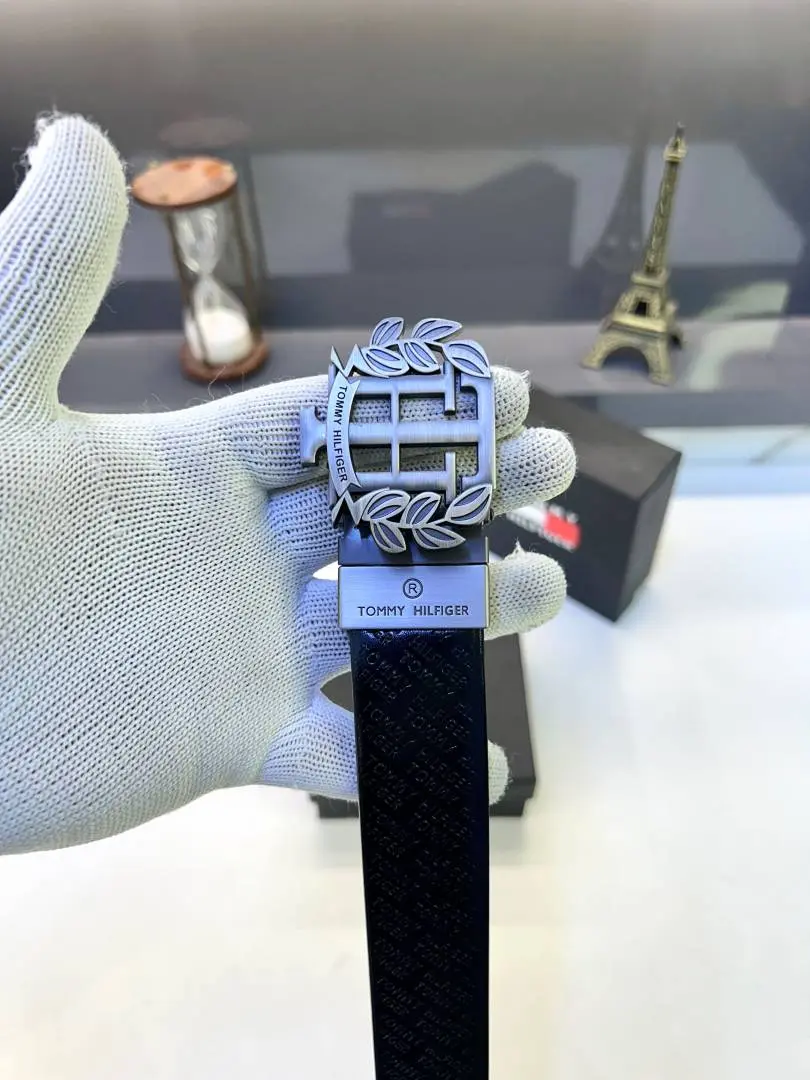 Tommy Hilfigar Grey Reversible Belt Fa 843 - Image 3
