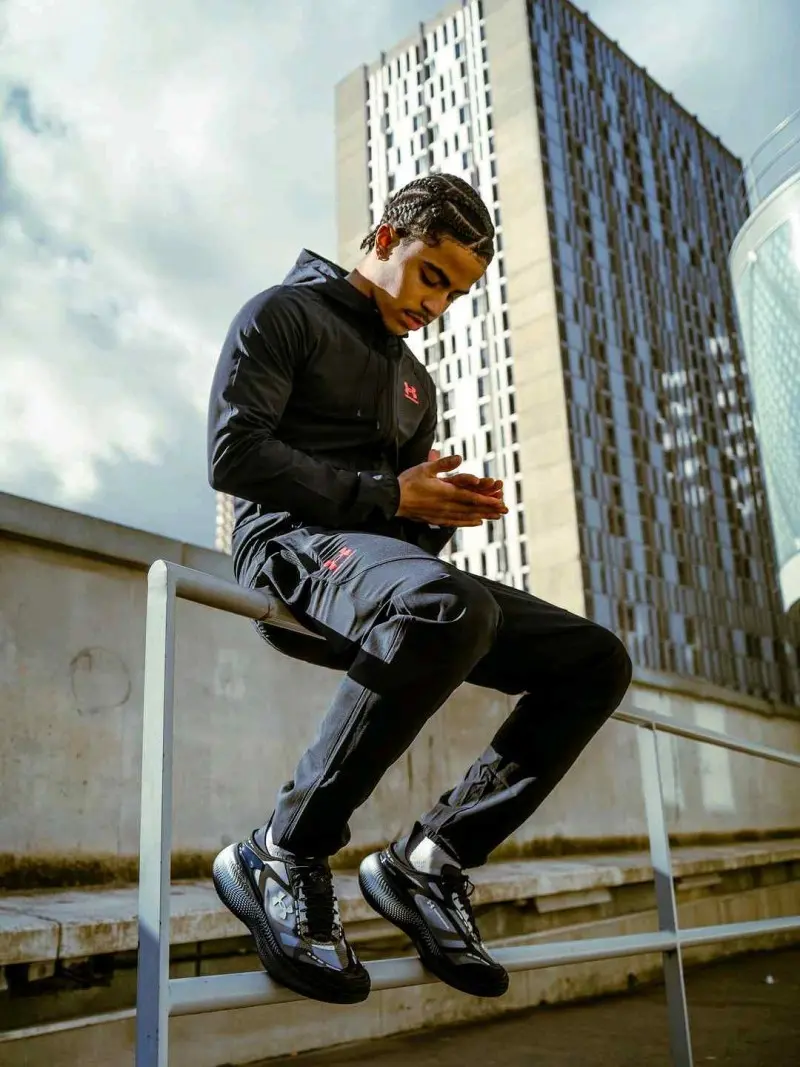 UA Echo SlipSpeed Black White - Image 6