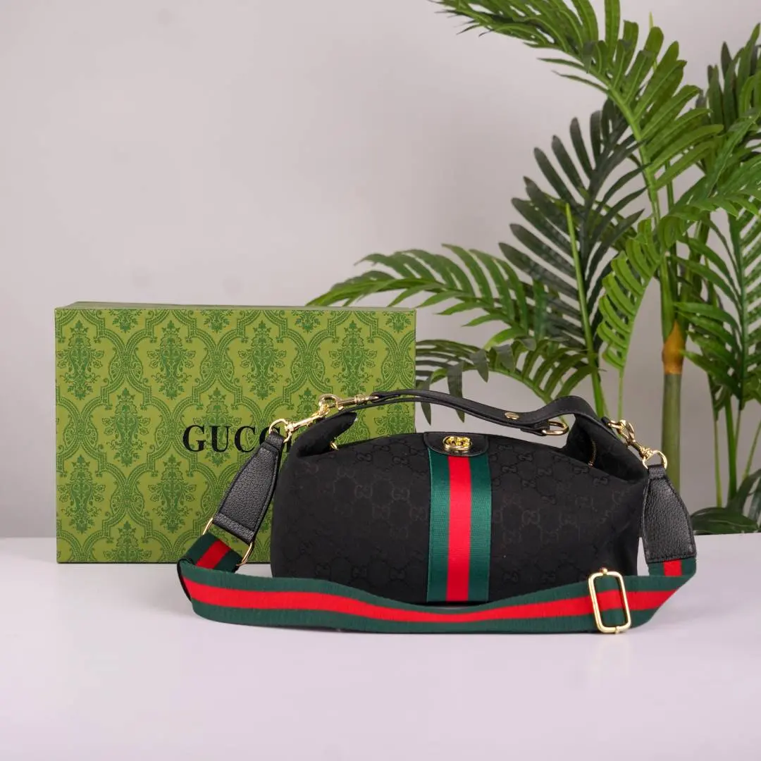Gucci GG Ophidia Supreme Premium Shoulder Bag With OG Box & Dust Bag (Black-1175) - Image 2