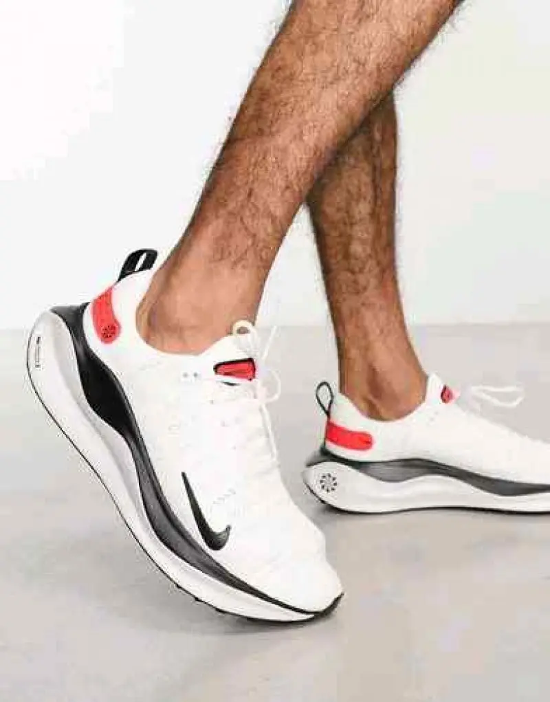 Nike ReactX Infinity Run 4 White Light Crimson - Image 5