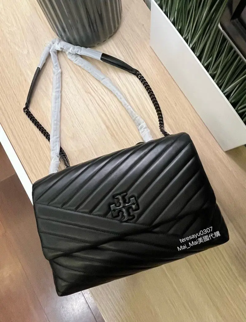 Tori Burch Kira AllBlack Quilted Shoulder With DoubleBox - Image 7