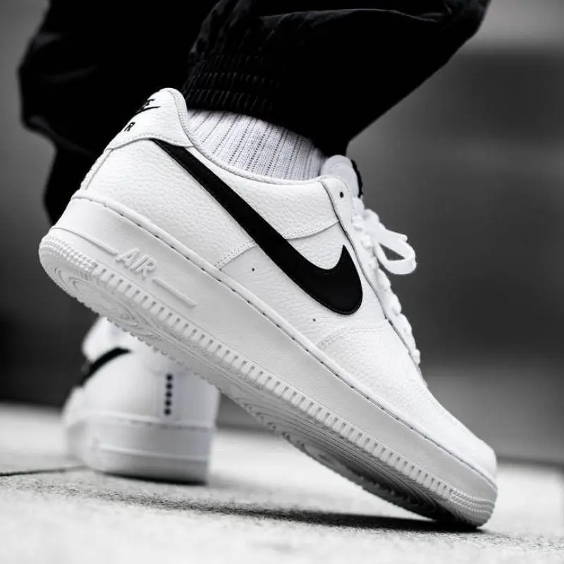 Nike Airforce 1 Low White Black Swoosh - Image 5