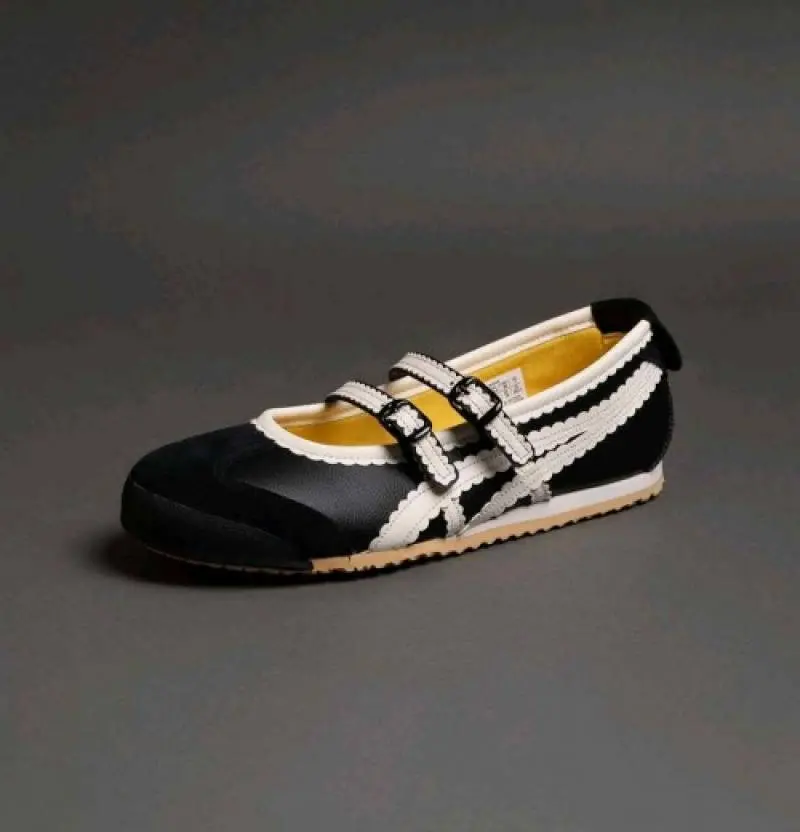 Tiger Mexico 66 TGRS Black Cream Mary Jane 685