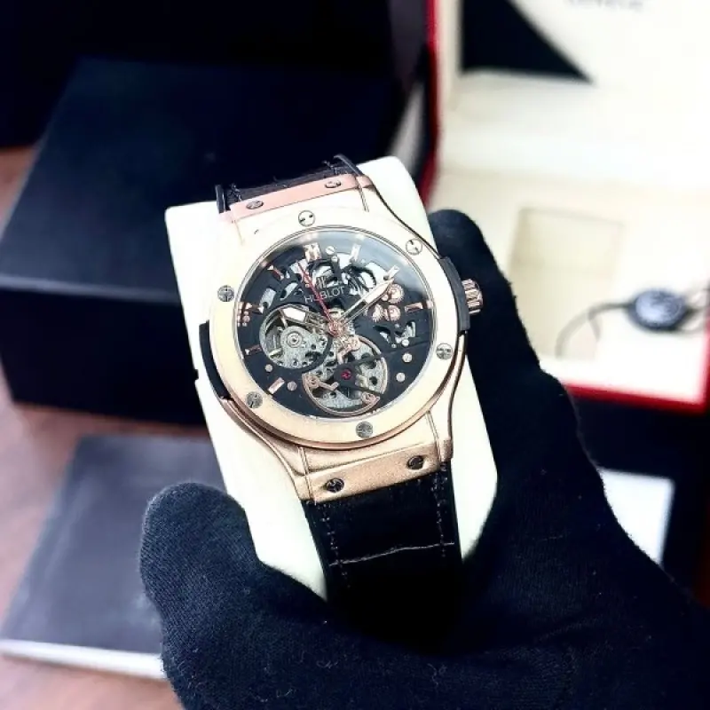 Hublot Automatic Rosegold Black