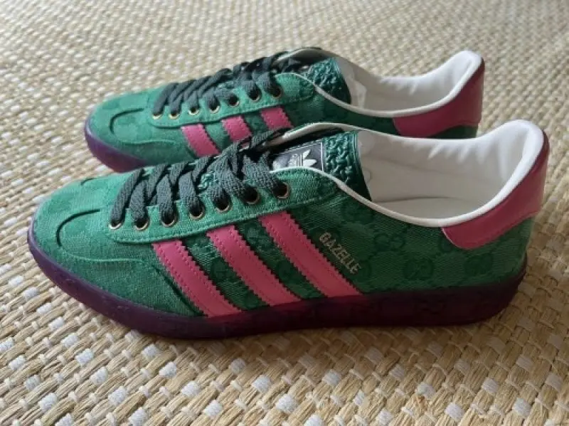 Adidas x gazellee green pink fix - Image 3