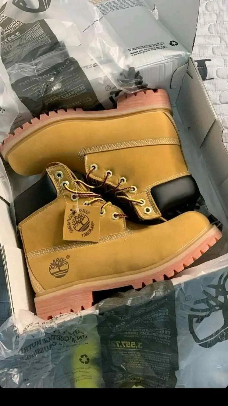 Timberland Suede Boots Wheat 5099 - Image 3