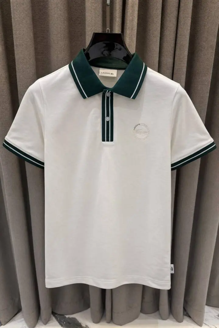 Lacoste Chest Logo Polo T-shirt White