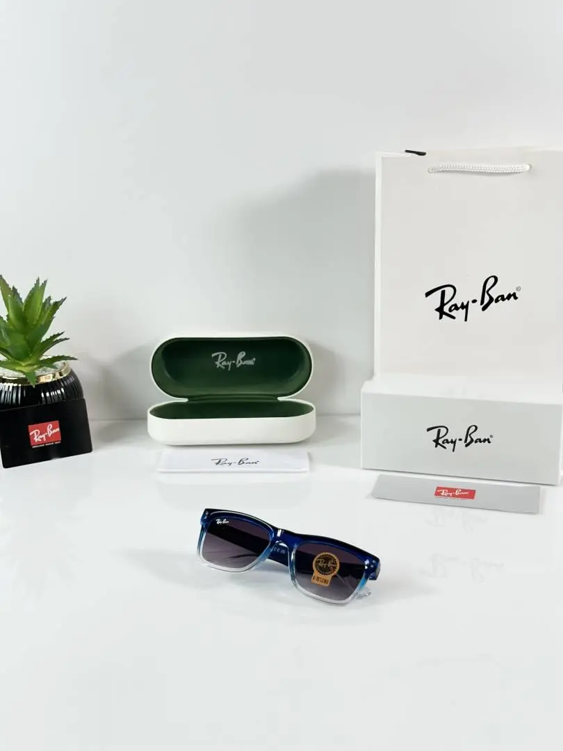 Ray-Ban Reverse 0502 Blue Black Shaded - Image 2