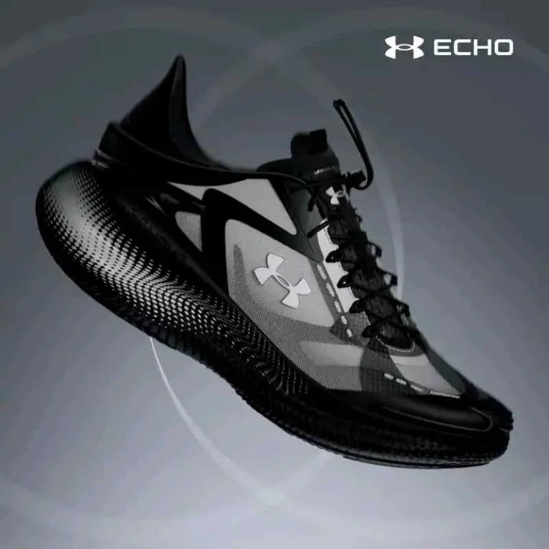 UA Echo SlipSpeed Black White - Image 2