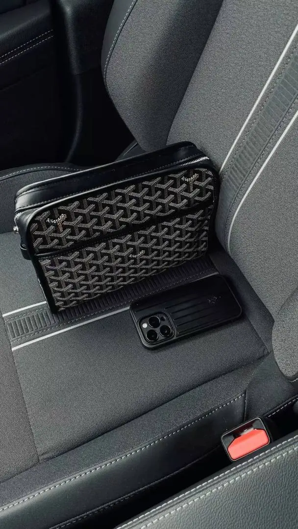 Goyard Black Jouvence BB Small Pouch With Original Box And Dustcover - Image 3
