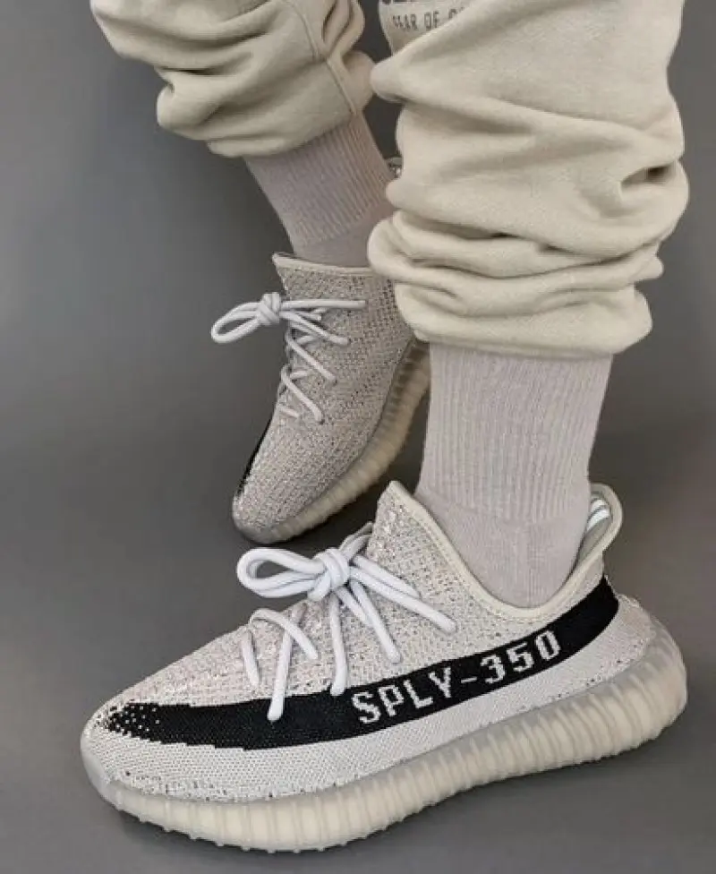 Adidas YEEZY 350 V2 SLATE SEMI UA WITH FULL KIT - Image 2