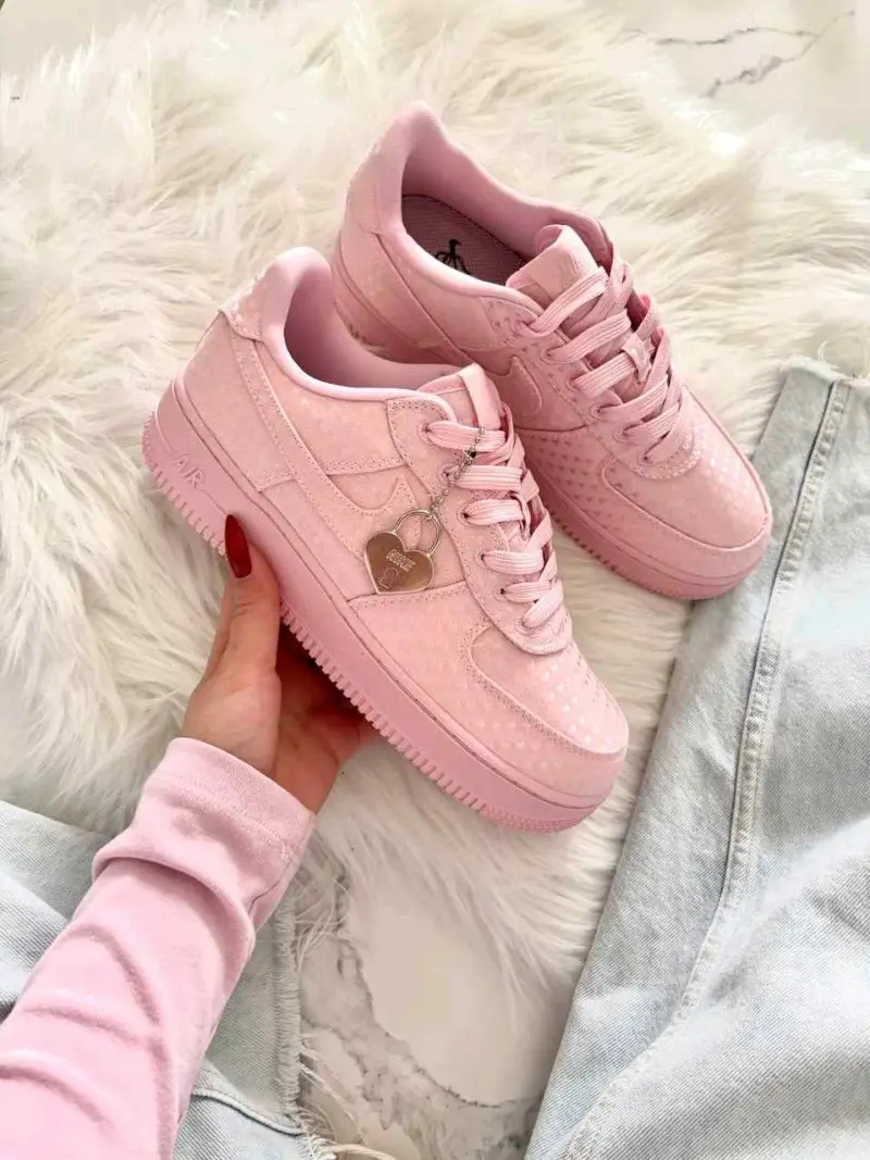 Nike AirForce 1 Low Valentines Day Pink foam - Image 9