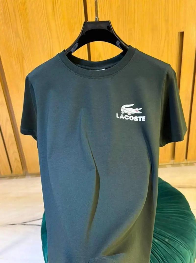 Lacoste IMPORTED STORE ARTICLE T SHIRT GREEN - Image 3