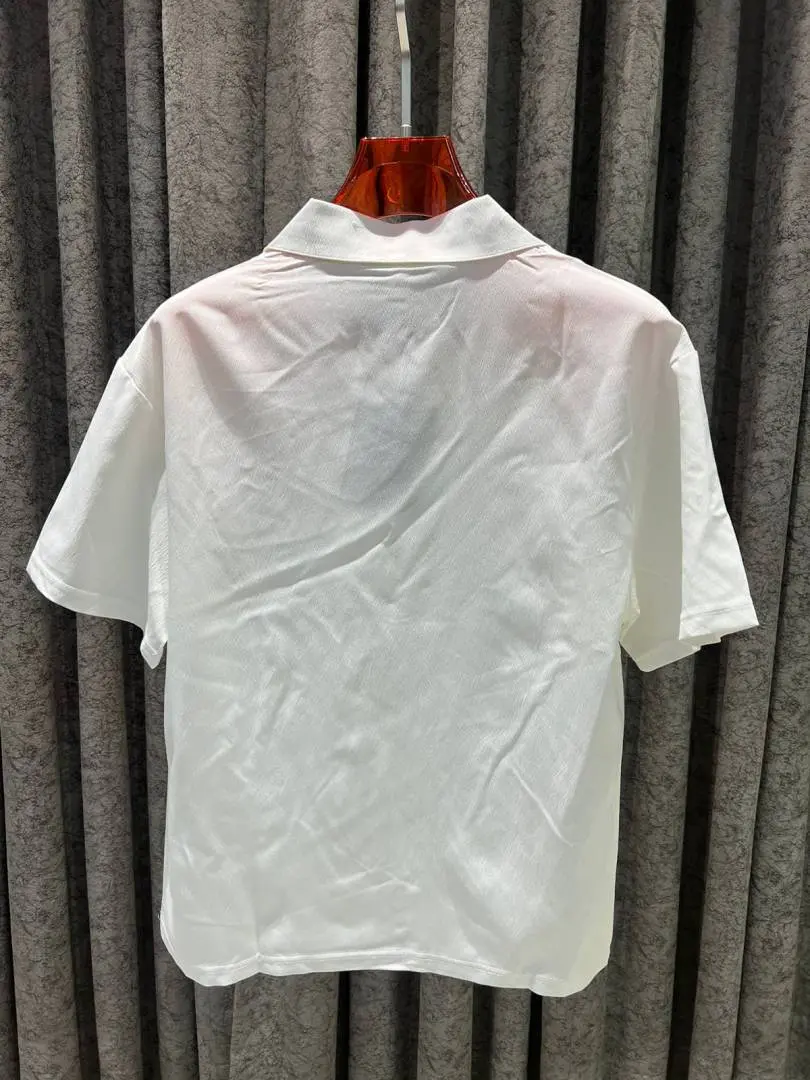 KOREAN IMPORTED HIGH DEMAND ARTICLE POLO T-SHIRT WHITE - Image 5