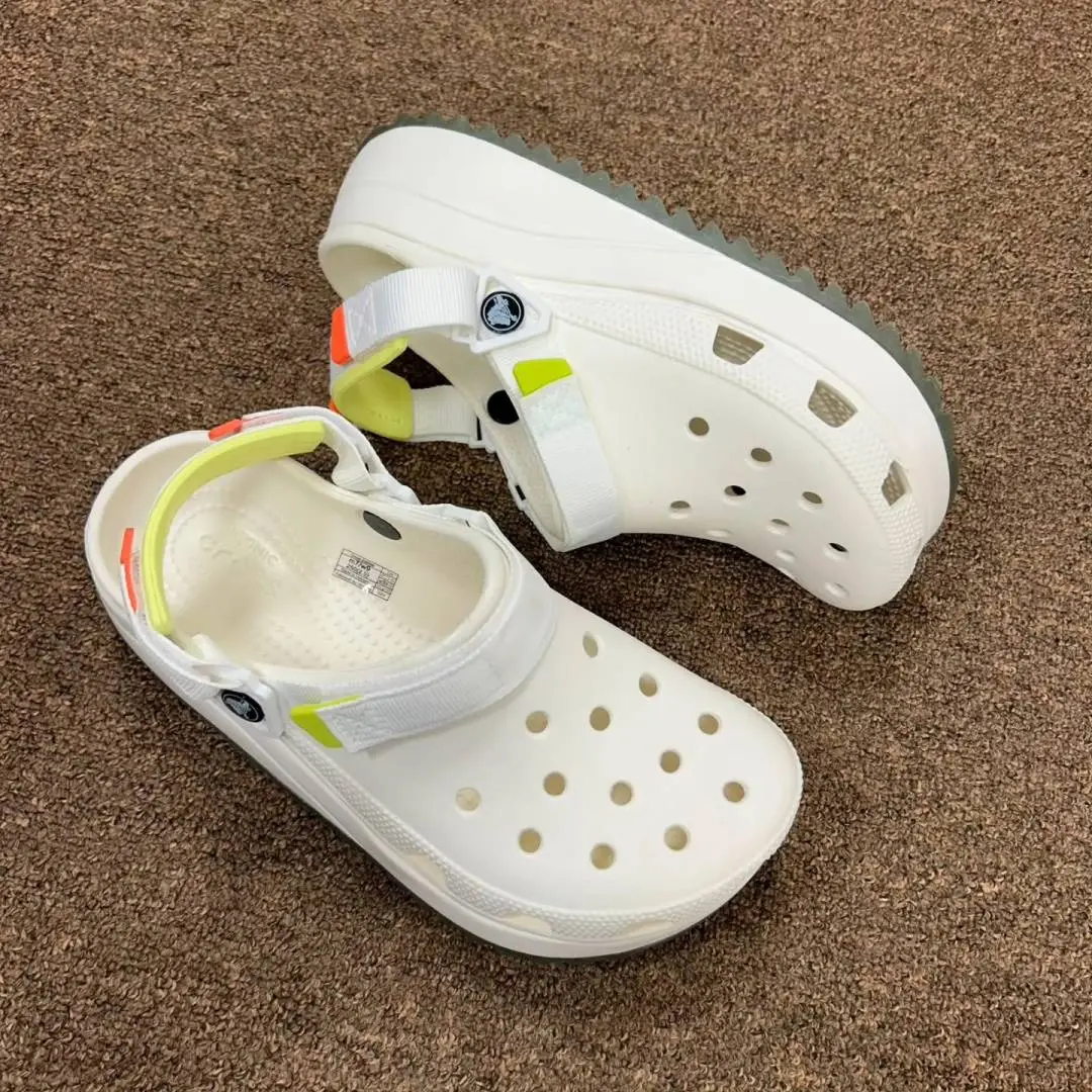 Crocs Classic Hiker Clogs White - Image 2
