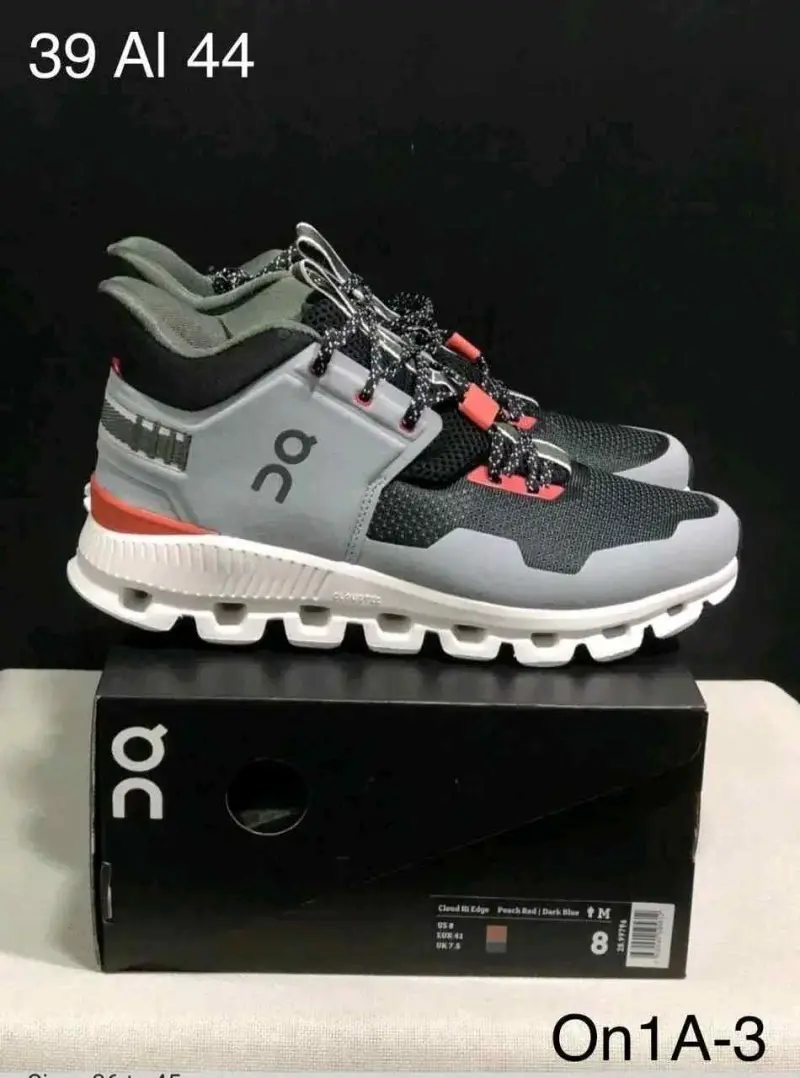 ON CLOUD HI EDGE Black grey - Image 3