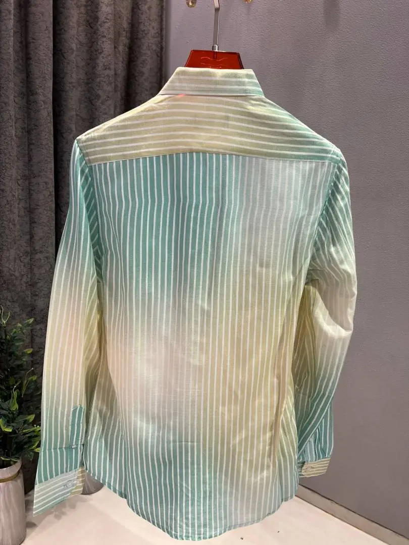 Ralph LAUREN P-OLO IMPORTED STORE ARTICLE Linen Cloth SHIRT - Image 2