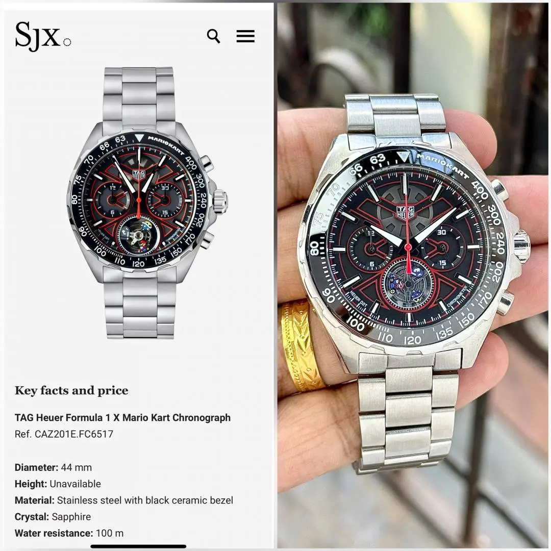 TAG Heueer Formula 1 x Mario Kart Chronograph Tourbillon - Image 5