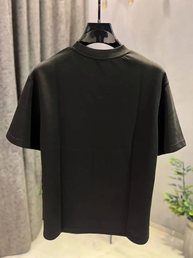 KOREAN IMPORTED HIGH DEMAND ARTICLE T-SHIRT BLACK - Image 4