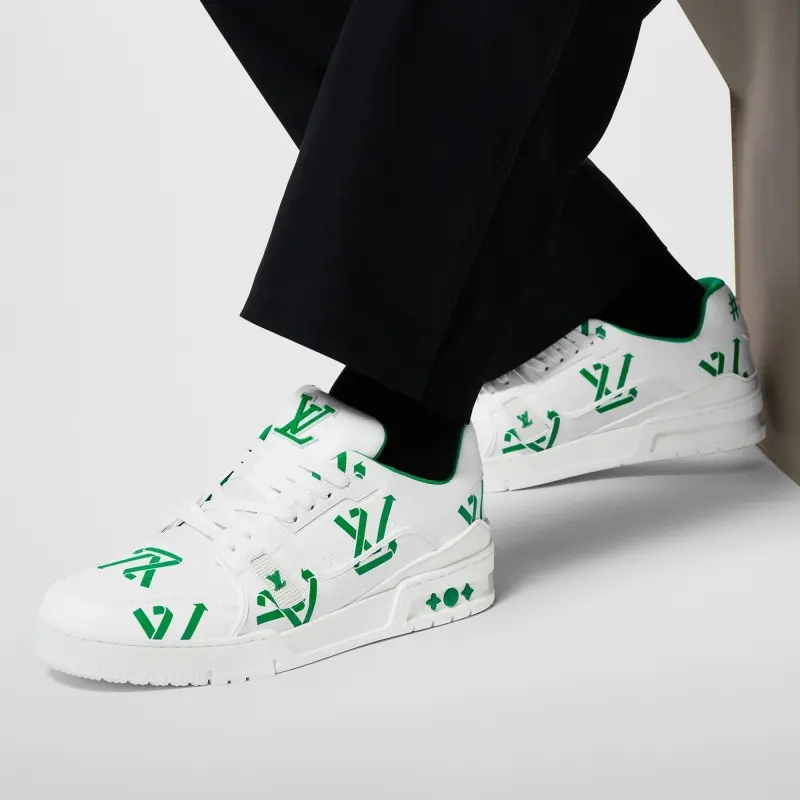 Louis Vuitton LV Trainer LV Green Print - Image 6