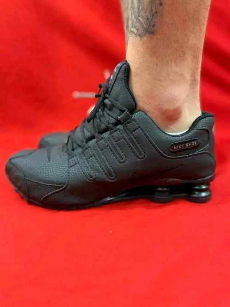 Nike Shox NZ Avenive Triple Black 889 - Image 2