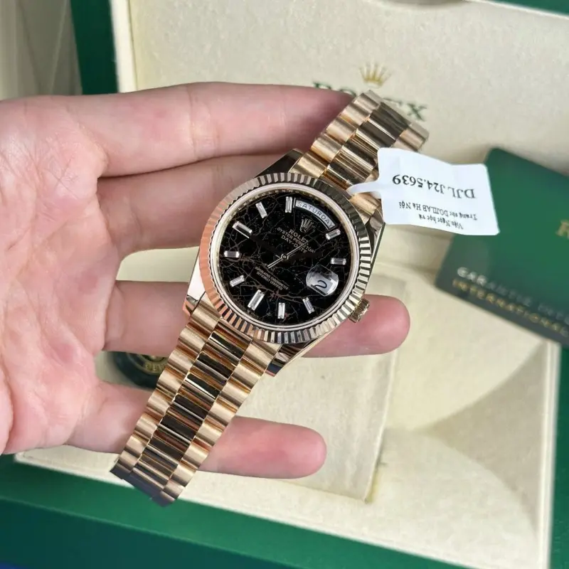 Rolex Oyster perpetual Day Date Rose Gold Marble Ref228235 Z-R Quality - Image 4