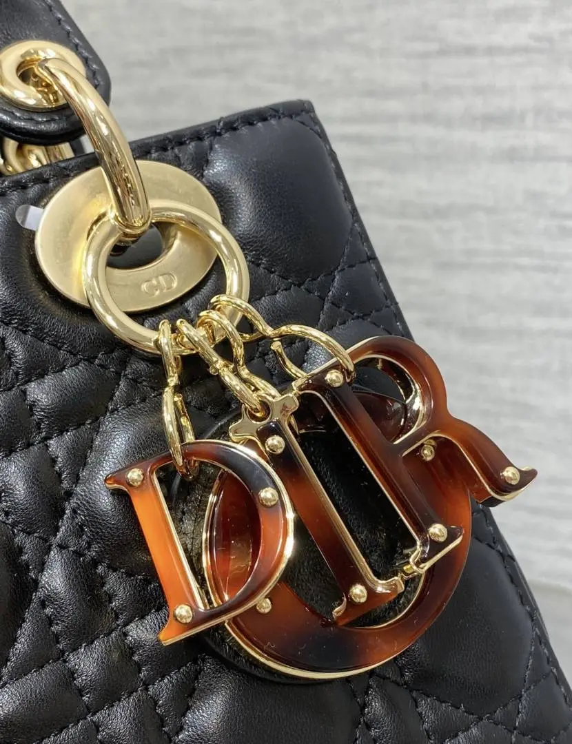 Dior CB Lady Diyorr Highend Quality With Red Charm & 2 Belt Super Premium With OriginalBox & CarryBag Packing (NoReturn) - Image 12