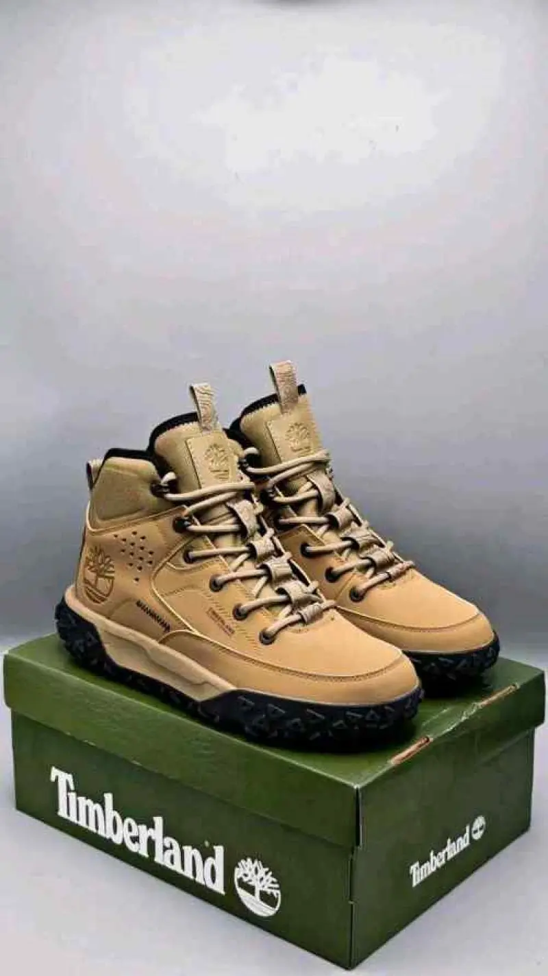 TimberlandGREENSTRIDE MOTION 6 MID - Lace-up ankle boots - medium beige - Image 2