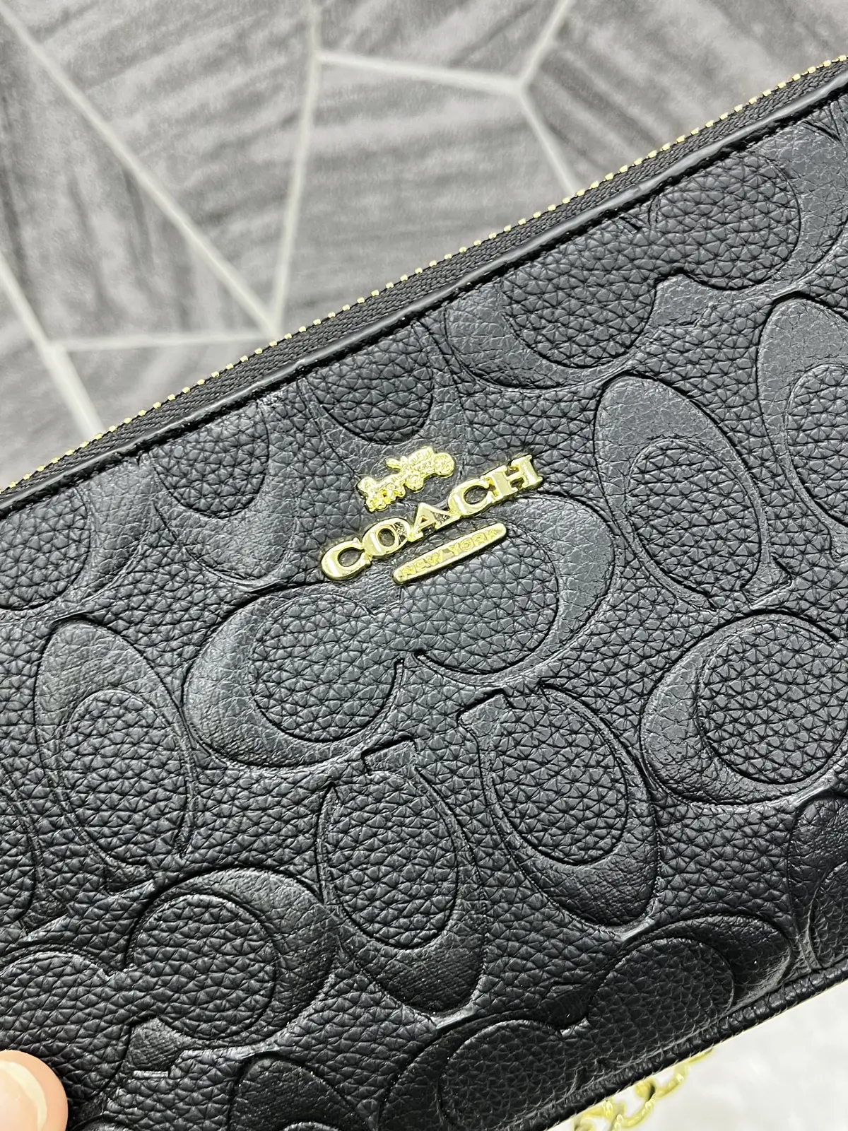 Coach Large Black Wristlet With DustCover - Image 3