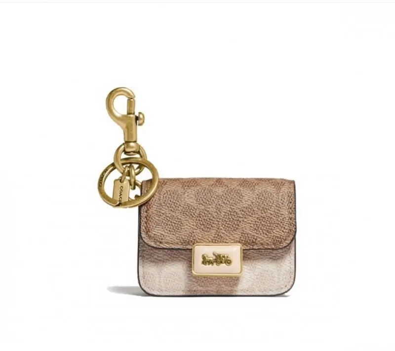 Coach Mini Charm Bag With Sling Chain With OriginalBox - Image 3