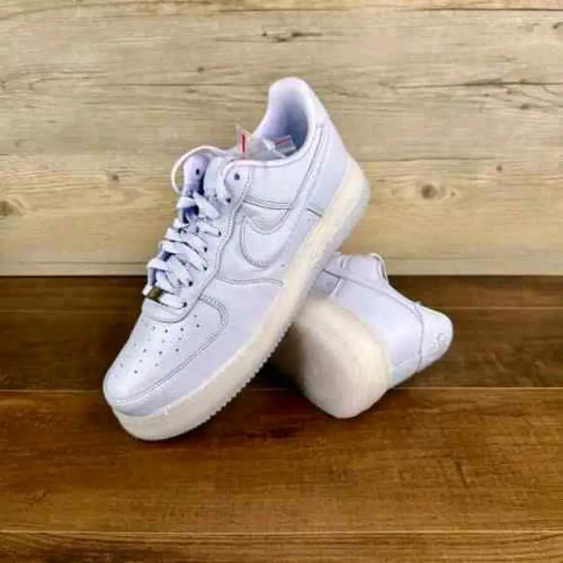 Nike AirForce nocta 1 Low SP Palest Purple Cobalt Tint Silver 340 - Image 2