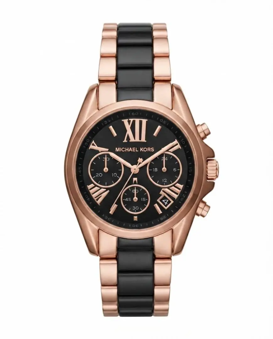 Michael kors bradshaw Black two tone