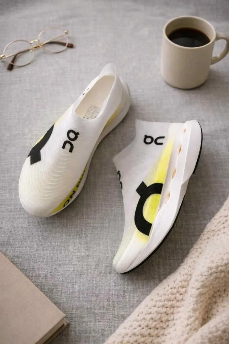 On Cloudboom Strike LS White Yellow 5067 - Image 2