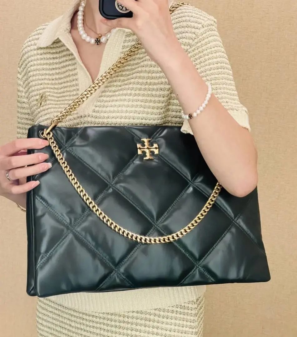 Tori Burch Kira Diamond Qualited SatchelBag With OriginalBox DustCover - Image 3