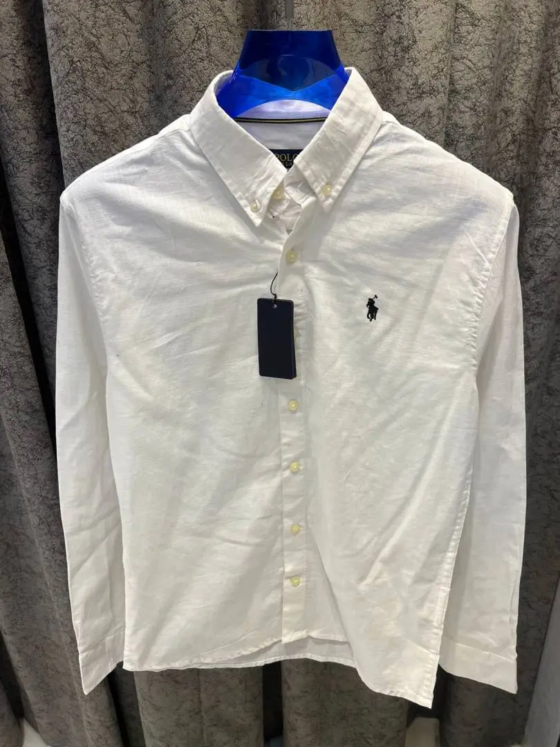 Ralph LAUREN P-OLO IMPORTED STORE ARTICLE SHIRT linen fabric - Image 2