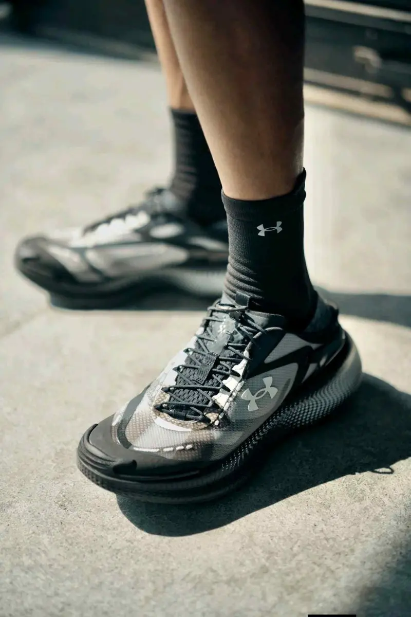 UA Echo SlipSpeed Black White - Image 9