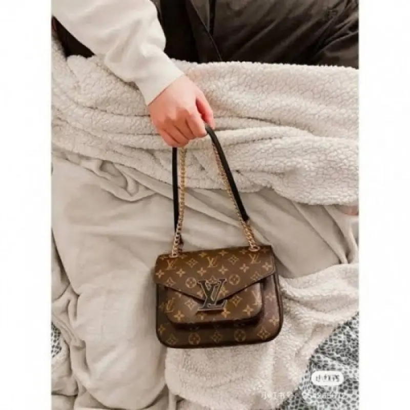 Louis Vuitton LV PASSY Monogram High Premium Quality Shoulder Bag With OG Box & Dust Bag (Brown - 579) - Image 2