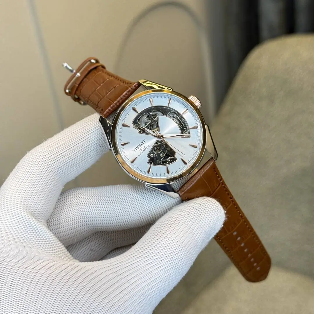 Tissot Automatic Leather Twotone 100