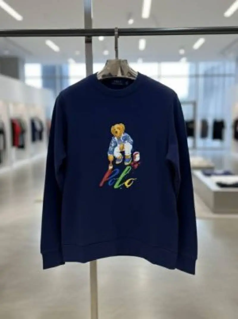 NO RETURN SALE RALF LAUUREN TRENDING MIDDLE BRAND SWEATSHIRT NAVY BLUE