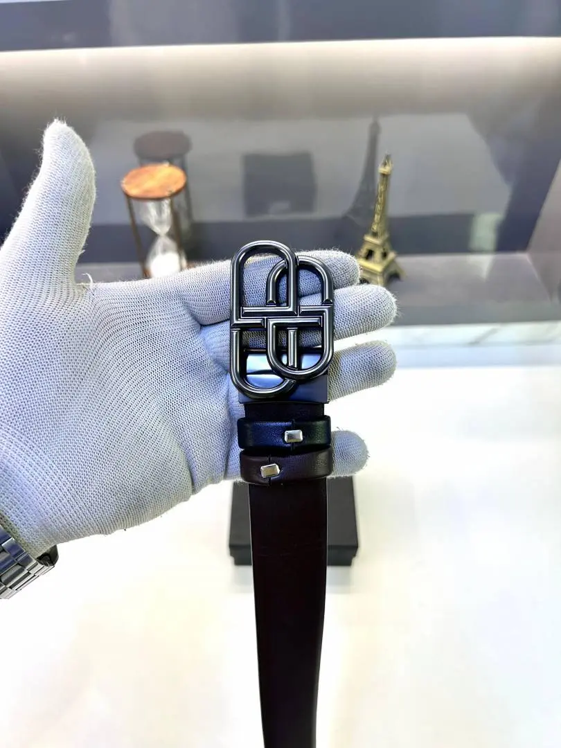 Balenciaga Black Grey Belt Fa 647 - Image 4